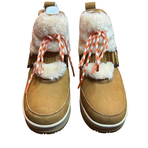 Ugg Classic Weather Hiker  Chestnut Winter Boot Waterproof Leather NEW Size 5.5 - Picture 3 of 11